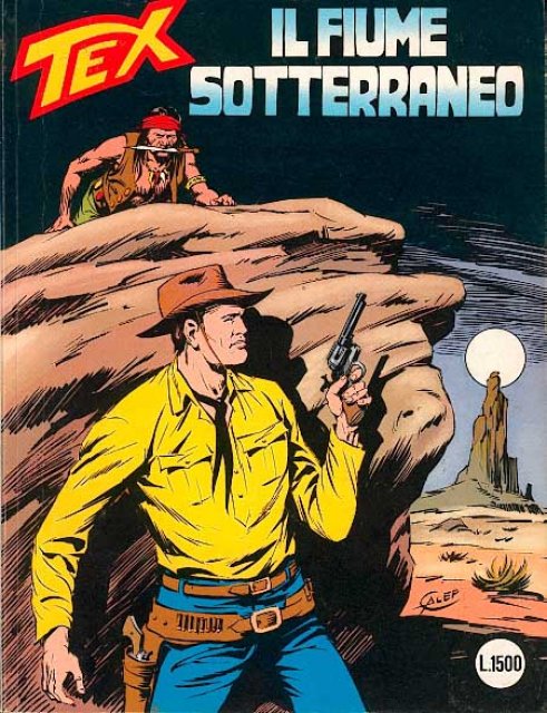 Tex Nr. 330: Il fiume sotterraneo front cover (Italian).