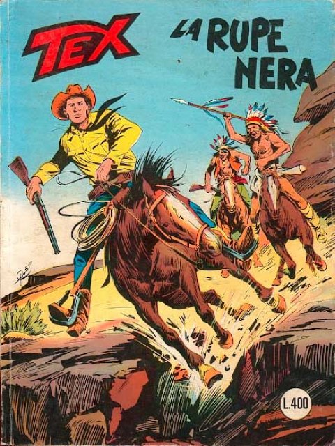 Tex Nr. 205: La rupe nera front cover (Italian).