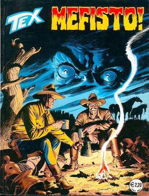 Tex Nr. 501: Mefisto! front cover (Italian).