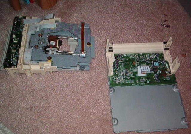 Modifying a CD burner to burn Dreamcast and Xbox disc images