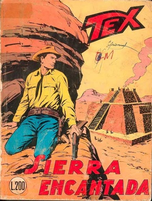 Tex Nr. 102: Sierra Encantada front cover (Italian).