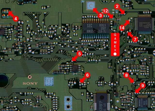 52-pin QFP circuit board JPEG