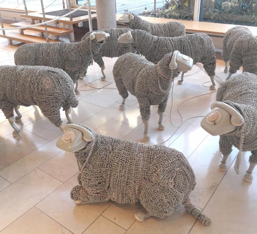 sheep-phone art ?