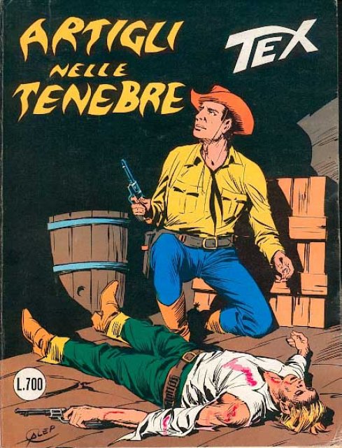 Tex Nr. 253: Artigli nelle tenebre front cover (Italian).