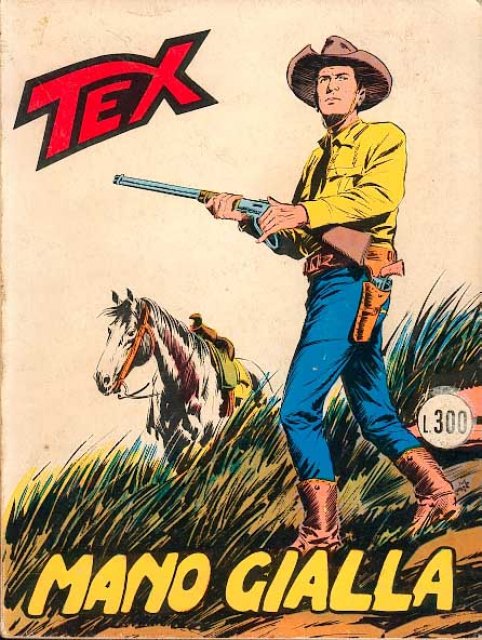 Tex Nr. 067: Mano Gialla front cover (Italian).