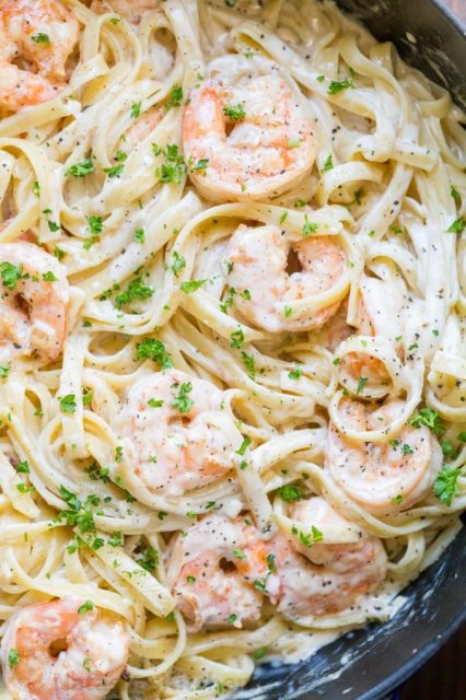 Creamy Shrimp Pasta Recipe (with VIDEO)