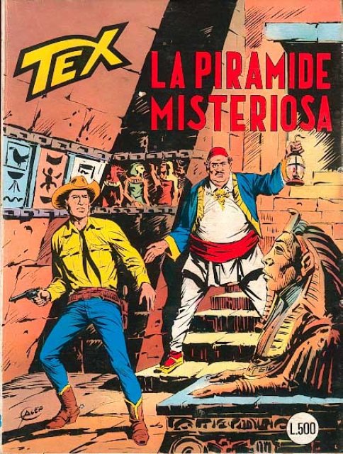 Tex Nr. 228: La piramide misteriosa front cover (Italian).