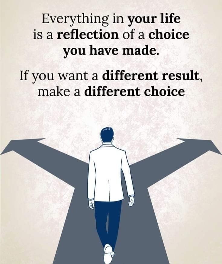 Choices you have made