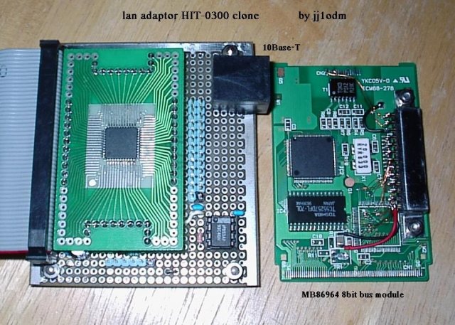 Dreamcast design example: LAN Adapter HIT-0300 clone (use MB86964) (part 3)