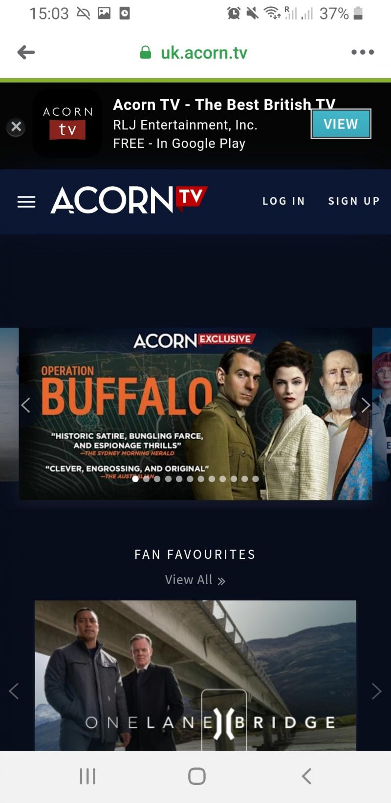 Acorn tv - gially thriller drama 