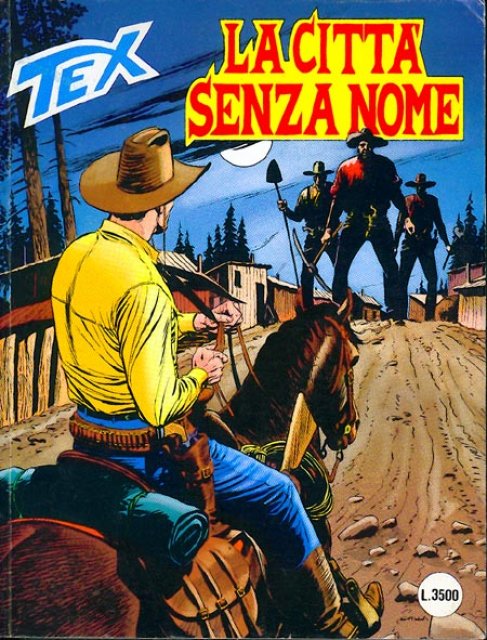 Tex Nr. 467: La citta senza nome front cover (Italian).