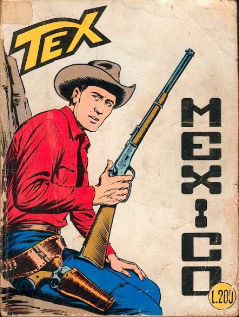 Tex Nr. 064: Mexico front cover (Italian).