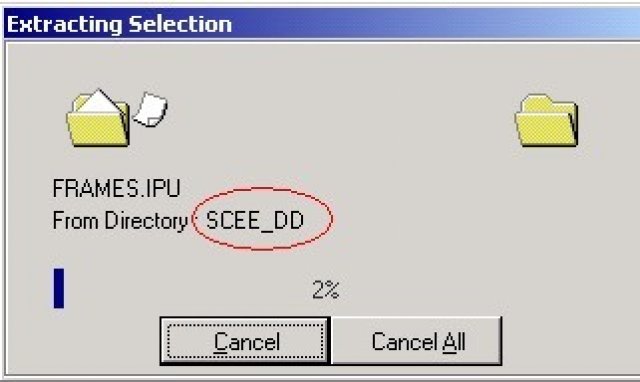SCEE_DD directory transferring