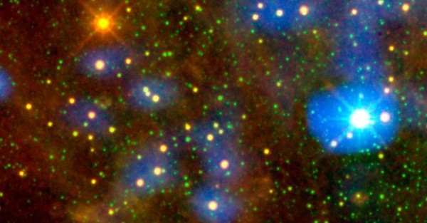 NASA image acquired with the Wide-field Infrared Survey Explorer