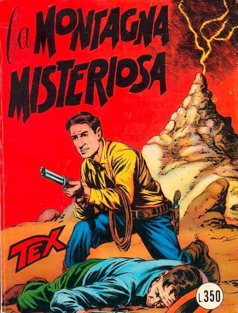 Tex Nr. 015: La montagna misteriosa front cover (Italian).