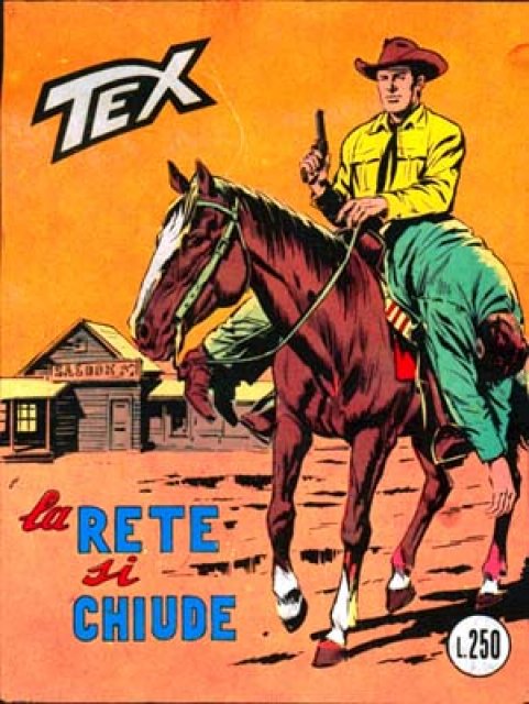 Tex Nr. 112: La rete si chiude front cover (Italian).