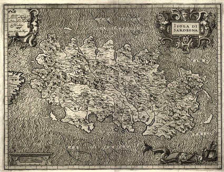 This map was published in L'Italia di Gio Ant. Magini Data in luce da Fabio suo figliolo al Sereniss