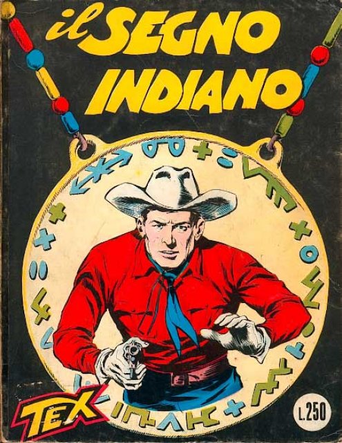 Tex Nr. 011: Il segno indiano front cover (Italian).