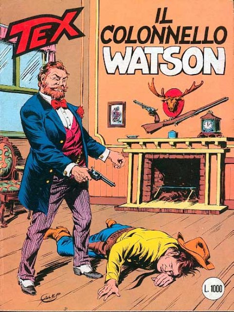 Tex Nr. 291: Il colonnello Watson front cover (Italian).