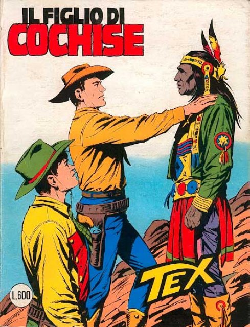Tex Nr. 246: Il figlio di Cochise front cover (Italian).