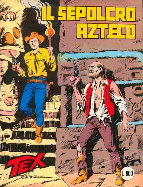 Tex Nr. 270: Il sepolcro azteco front cover (Italian).