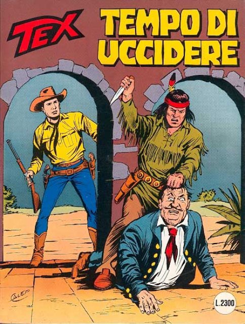 Tex Nr. 387: Tempo di uccidere front cover (Italian).