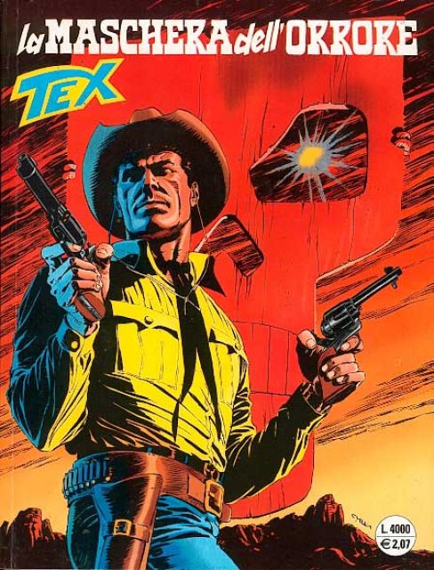 Tex Nr. 494: La maschera dell'orrore front cover (Italian).