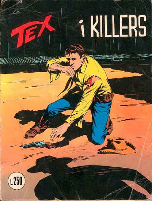 Tex Nr. 160: I killers front cover (Italian).