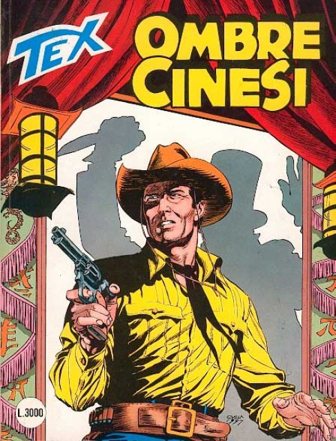 Tex Nr. 437: Ombre cinesi front cover (Italian).