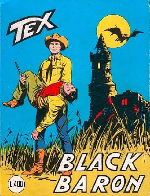 Tex Nr. 094: Black Baron front cover (Italian).
