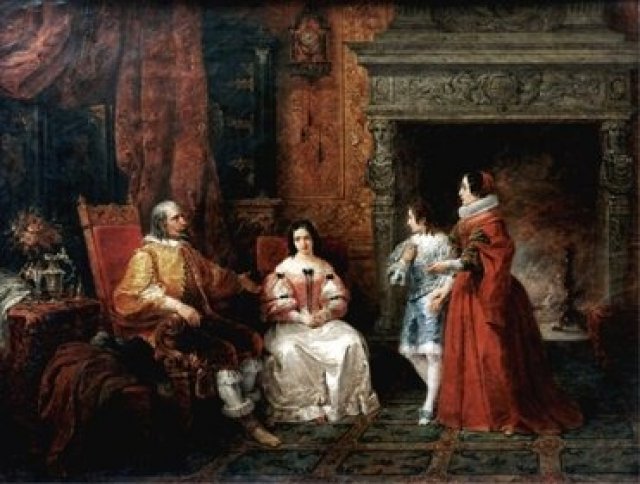 F. Gonin, Gertrude e la sua famiglia