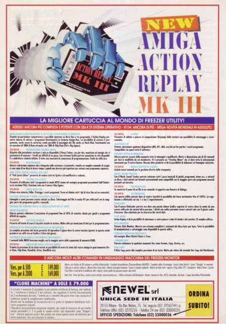 Action Replay MK III (utility for Commodore Amiga)