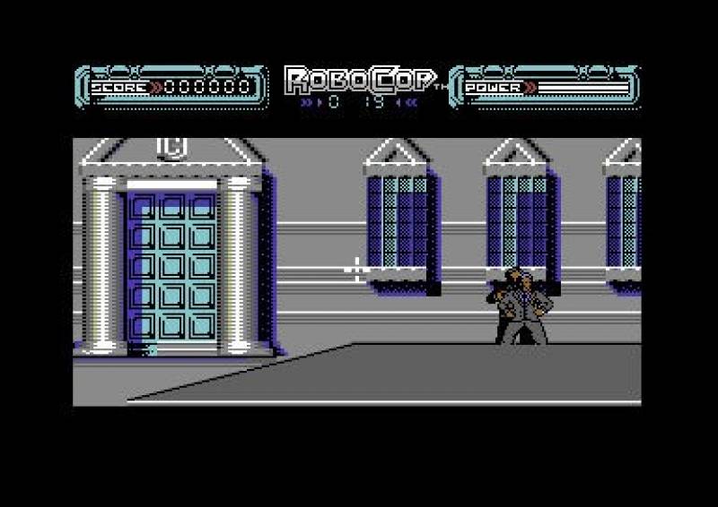 The defective version of RoboCop for the Commodore 64