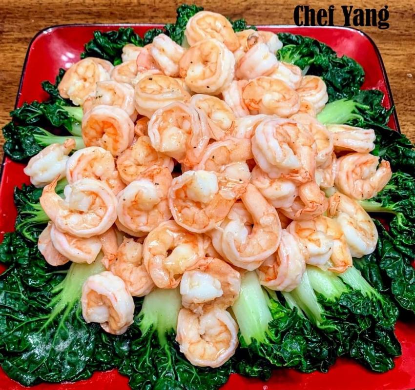 Stir-Fried Shrimp in Clear Sauce (Gluten-Free)