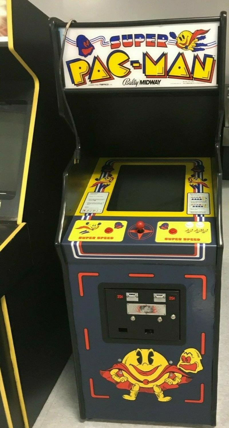 Pacman arcade cabinet