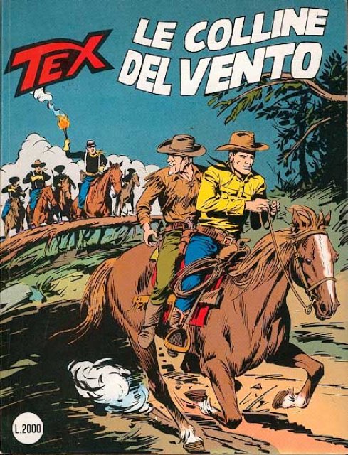 Tex Nr. 360: Le colline del vento front cover (Italian).