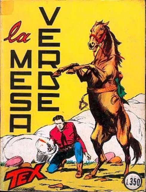 Tex Nr. 031: La Mesa Verde front cover (Italian).