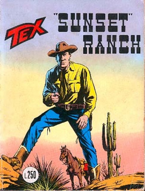 Tex Nr. 150: Sunset Ranch front cover (Italian).