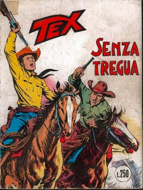 Tex Nr. 119: Senza tregua front cover (Italian).