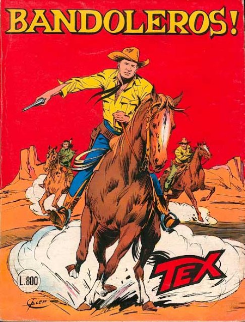 Tex Nr. 271: Bandoleros! front cover (Italian).