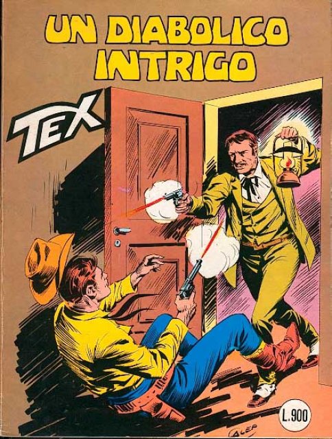 Tex Nr. 274: Un diabolico intrigo front cover (Italian).