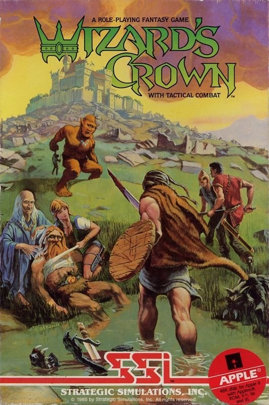 Front Cover for Wizard's Crown (Apple II)
