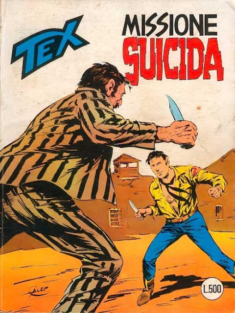 Tex Nr. 224: Missione suicida front cover (Italian).