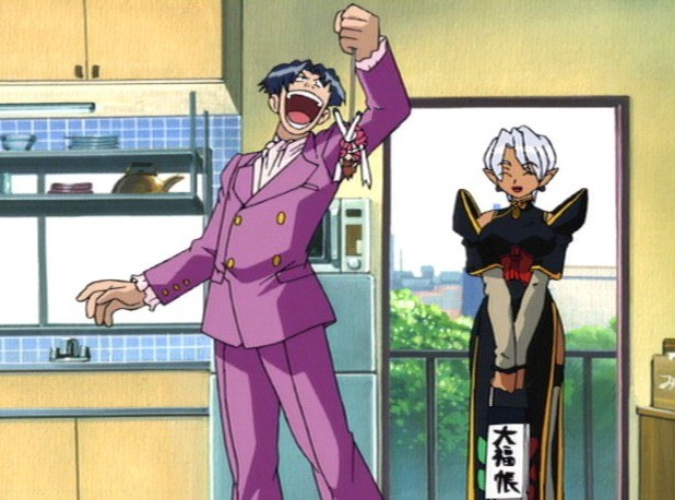  Purple Nuisance dress, idiotic expression, unstoppable gab: Kotaro Nanbara, the most hilarious part