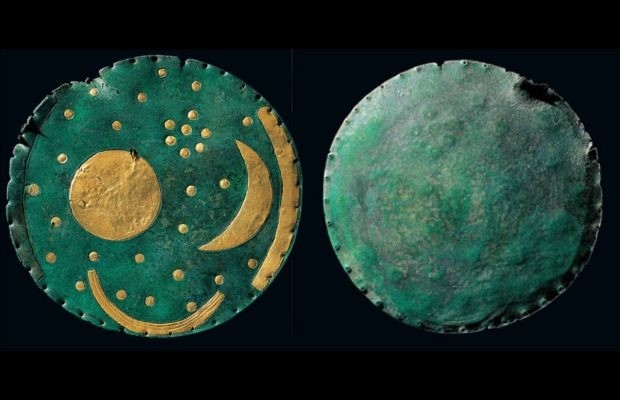 The Nebra Sky Disk (front and back)