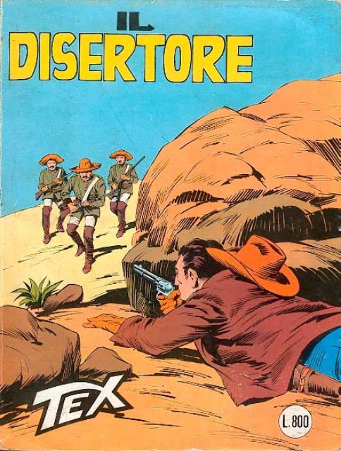 Tex Nr. 272: Il disertore front cover (Italian).