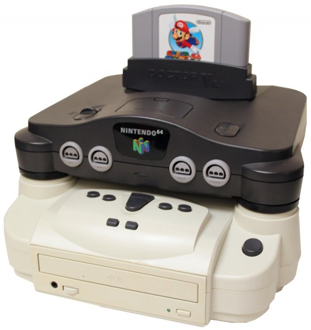 Nintendo 64 Doctor V64 backup unit.