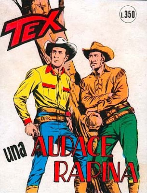 Tex Nr. 044: Una audace rapina front cover (Italian).