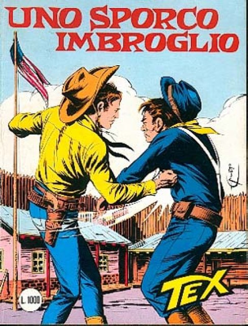 Tex Nr. 292: Uno sporco imbroglio front cover (Italian).