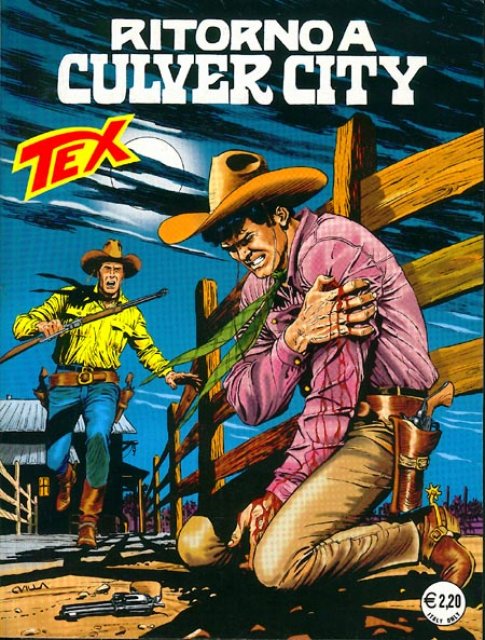 Tex Nr. 511: Ritorno a Culver City front cover (Italian).